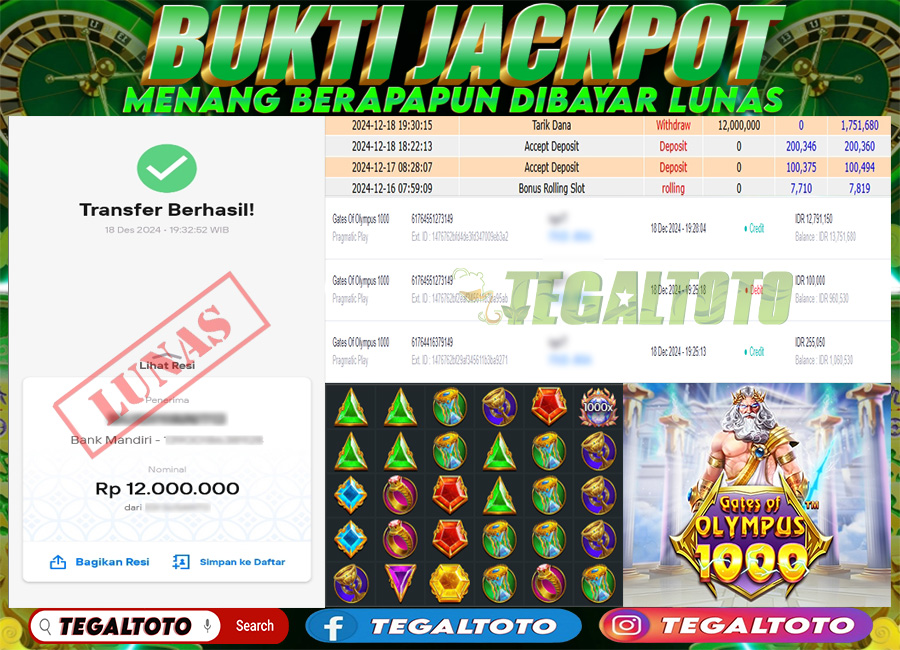 Bukti Jackpot